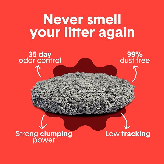 Boxie Extra Strength Clumping Cat Litter Multi Cat 35 Day Odor Control 40lb