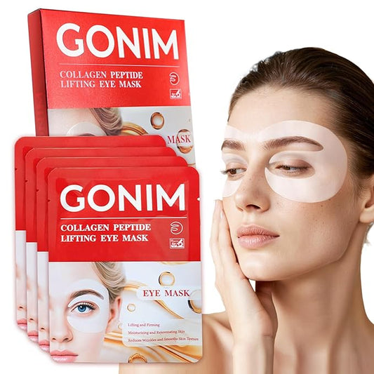 GONIM Under Eye Patches 360° Fit, Eye Mask with Collagen Peptide, PDRN, Retinol & Niacinamide, Eye Patches for Puffy Eyes and Dark Circles, Wrinkle Reduce for Women, Travel Essentials for Women 4pairs