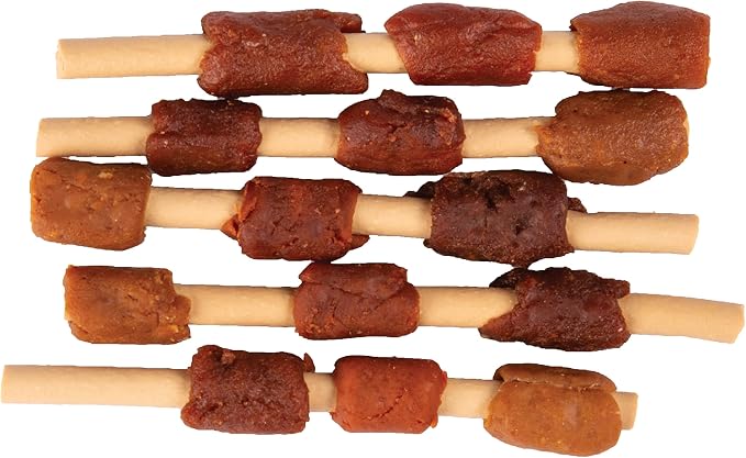 DreamBone Kabobz Rawhide-Free Dog Treats with Real Protein, 28 Count | Daily Chew, Digests Safely and Completely, Made With Real Chicken, Duck, Pork and Veggies, For Adult Dogs