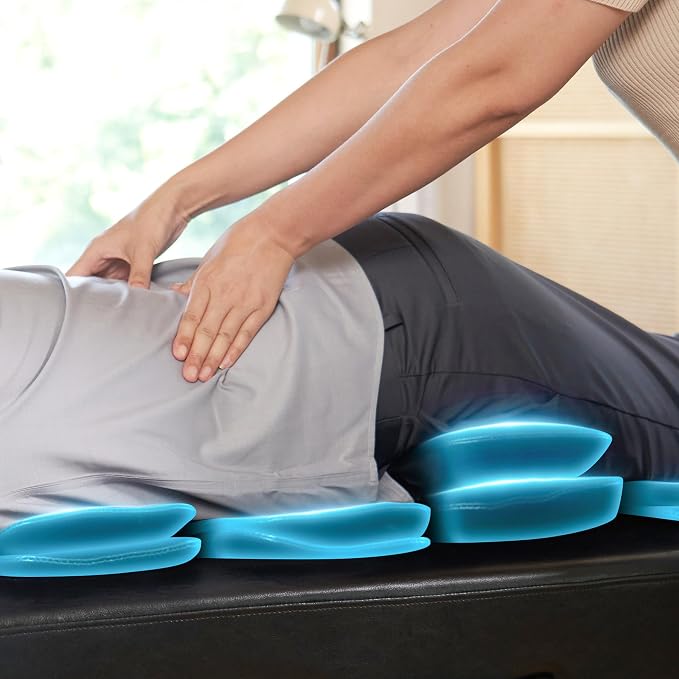 Monaco 30" Master Massage AirWave Portable Table | Full-Body Air Compression & 3D Lumbar Traction | Professional Folding Wellness Bed - Black