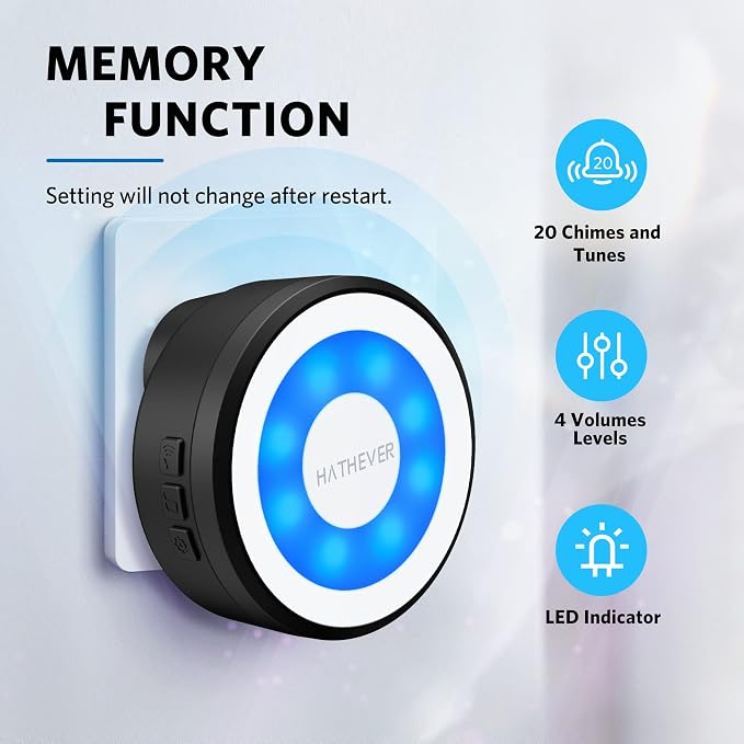 Wireless Dog Doorbell to Go Outside with 4 Notification Modes