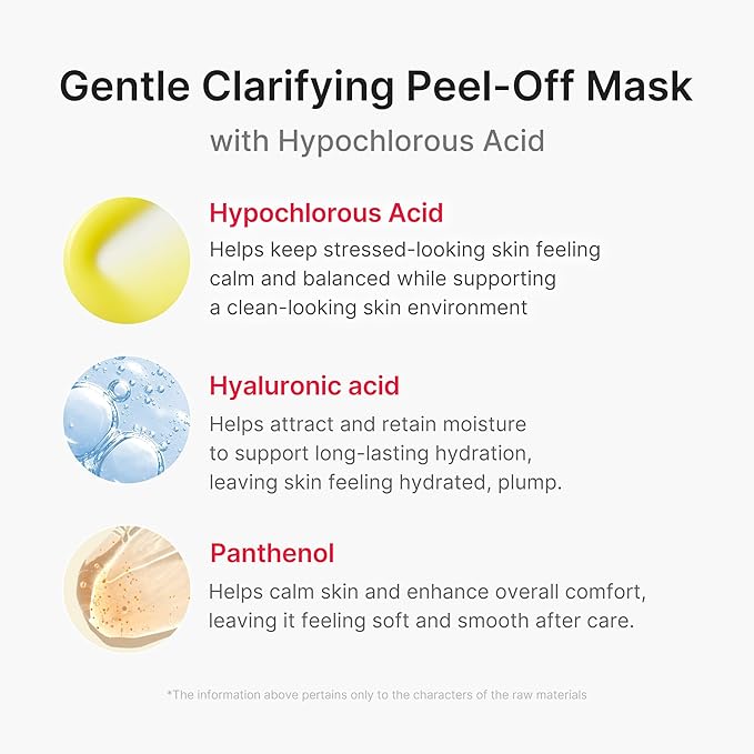 medicube Hypochlorous Acid Peel Mask 3EA | Peel-Off Sheet Mask for Excess Sebum, Pores & Blackheads | Panthenol, Hyaluronic acid for Hydrating & Pore-Refining Care | Korean Skincare, (13ml X 3ea)