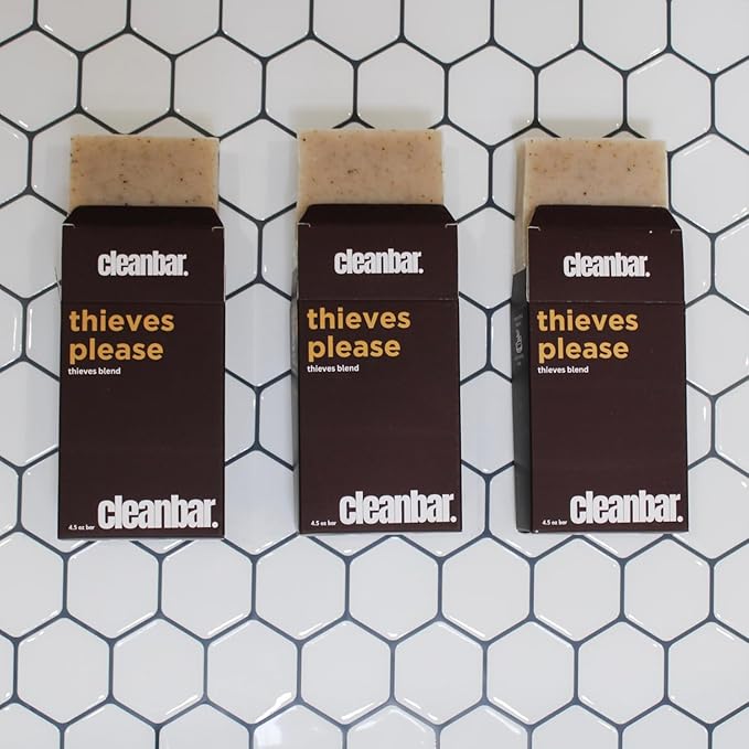 All Natural Bar Soap Bundle - Thieves Please 3 Pack Gift Set (4.5 oz each, 3 bars)