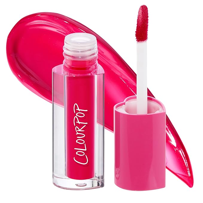 ColourPop HydraPop Glossy Lip Stain - 2-in-1 Hydrating Gloss-to-Tint Lip Color - Infused with Antioxidant-Rich Guava, Lychee & Squalane - A Little Dramatic (0.11 Fl Oz)