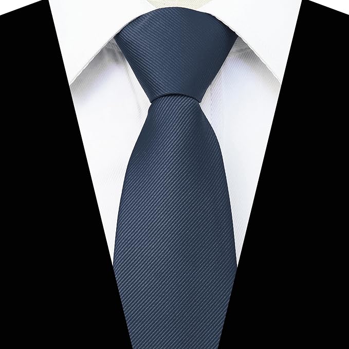 JEMYGINS 3.15“Solid Color Pre-tied Adjustable Necktie for Business and Wedding