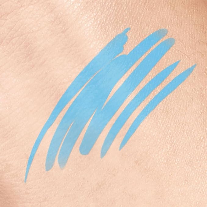 LaDot Temporary Tattoo Liner Pen – Fine Tip Waterproof Body Art Marker for Drawing Custom Skin Designs – Ideal for Temporary Tattoos, Festivals, Parties & More (Light Blue)