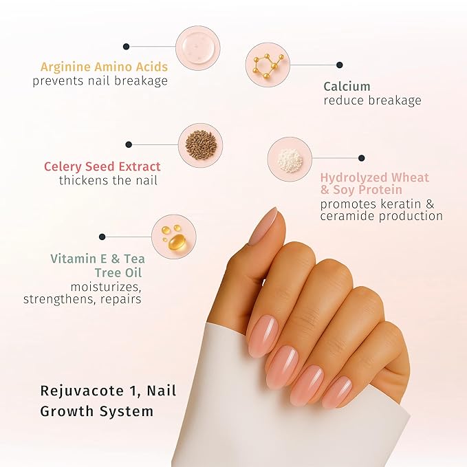 duri Rejuvacote 1 Nail Growth System and duri Drop'n Go Polish Drying Drops Combo
