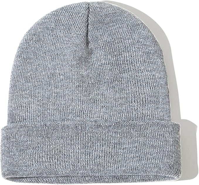 ZOORON Beanie for Women Men Ski Watch Cap Cuffed Plain Skull Knit Hat Soft Fisherman Winter Hat