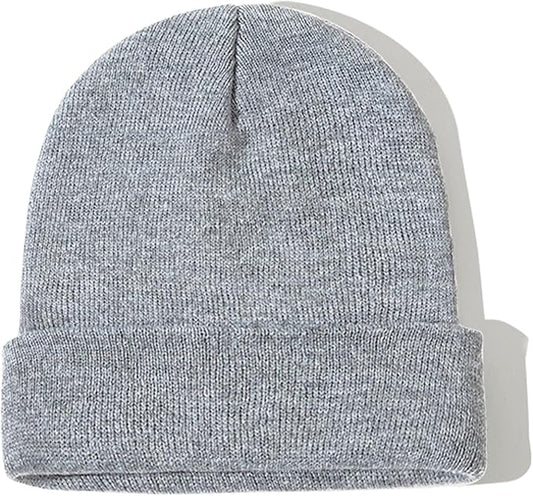 ZOORON Beanie for Women Men Ski Watch Cap Cuffed Plain Skull Knit Hat Soft Fisherman Winter Hat