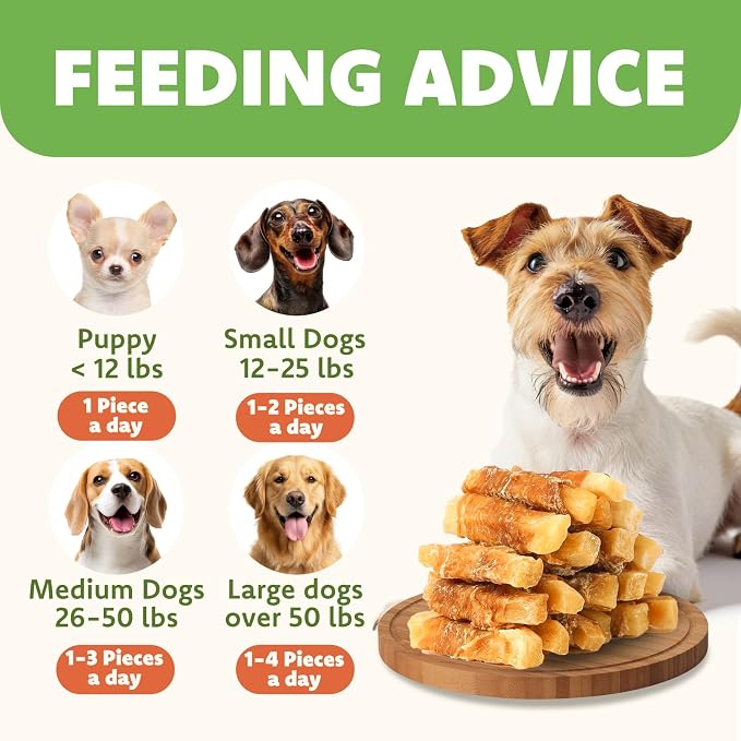 MON2SUN Dog Treats, Rawhide-Free Chicken Wrapped Sweet Potato, 10 oz | MON2SUN Dog Treats, Rawhide-Free Chicken Wrapped Sweet Potato, 10 oz