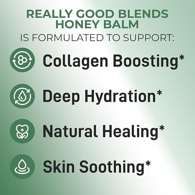 Tallow Honey Balm, Organic Body Butter, Grass-Fed Beef Tallow for Skin, Soothing All-Natural Moisturizer for Body and Face | Made in USA - 2 oz (Sandalwood Vanilla)