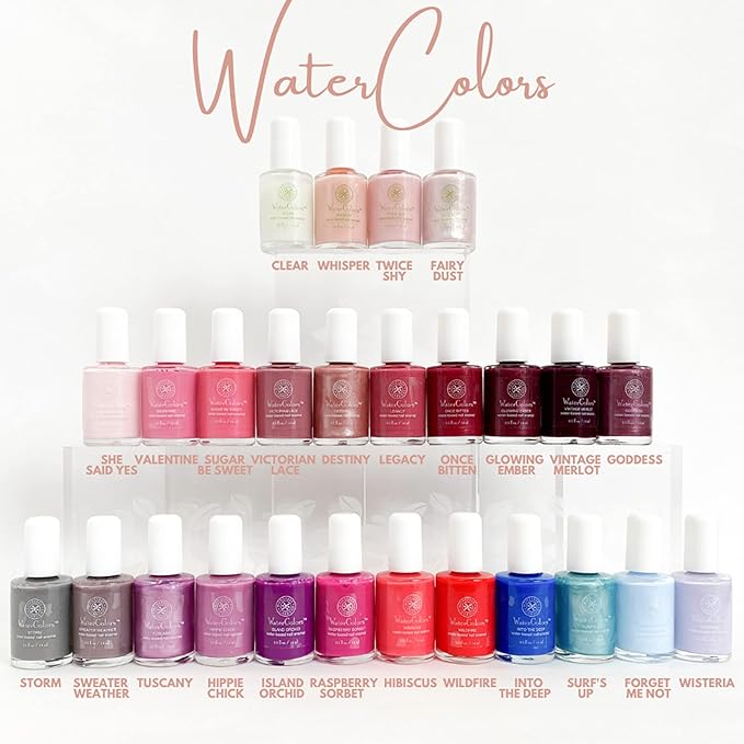 Honeybee Gardens Water-Based Nail Enamel, Twice Shy, Matte Nude Pale Pink, Eco-Friendly, Odorless & Vibrant Polish, 0.5 fl oz