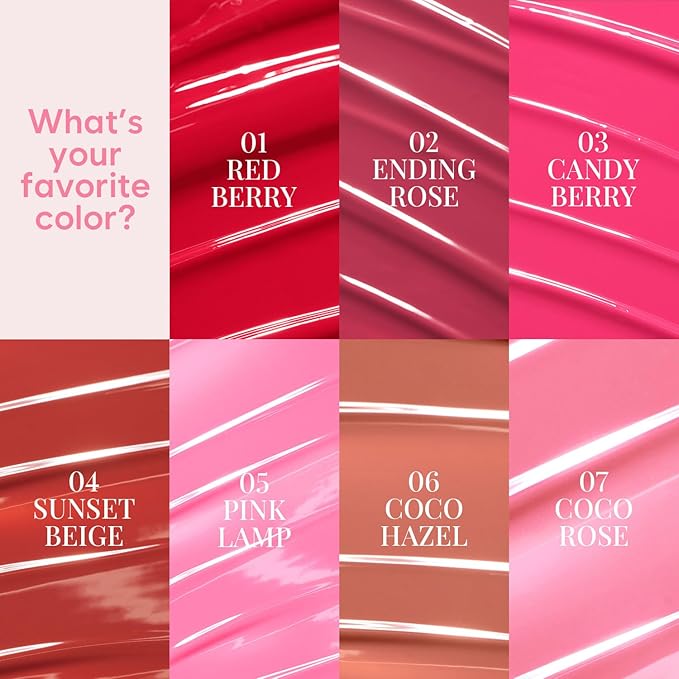 Pudding Glow Korean Lip Tint | Natural Lip Stain | Gloss to Stain | Long-Lasting & Non-Sticky | Lightweight Lip Tint 0.14 oz.