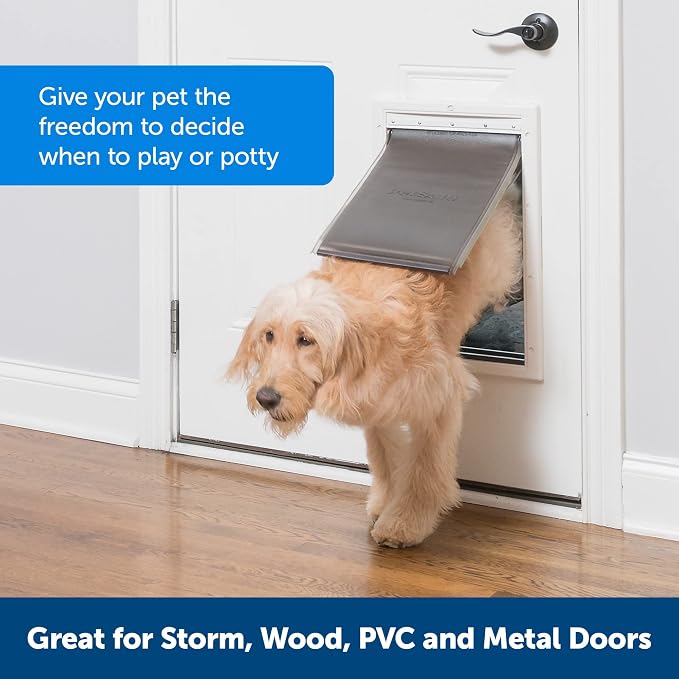 PetSafe Extreme Weather Plastic Pet Door, Medium (Pack of 4)