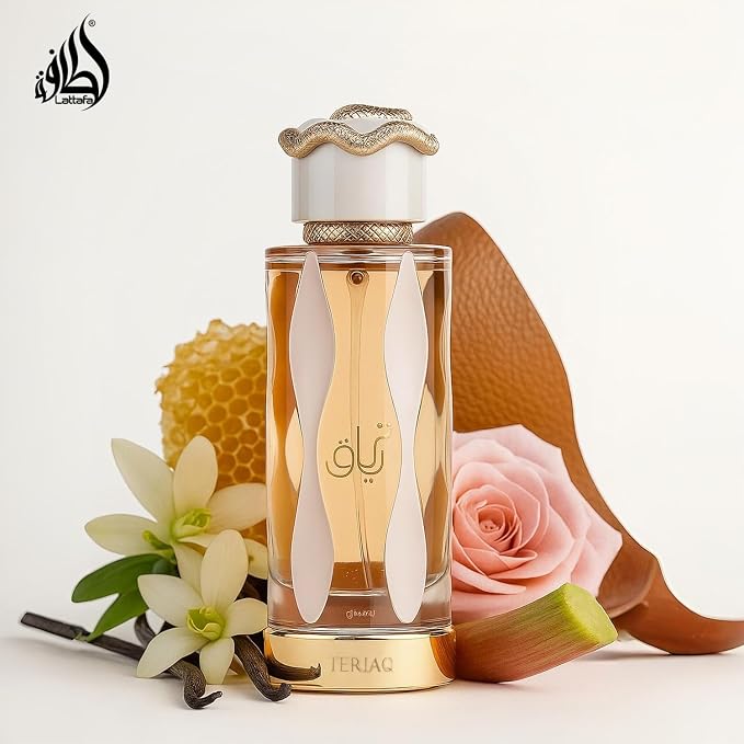 Lattafa Teriaq for Unisex Eau de Parfum Spray, 3.4 Ounce / 100 ml
