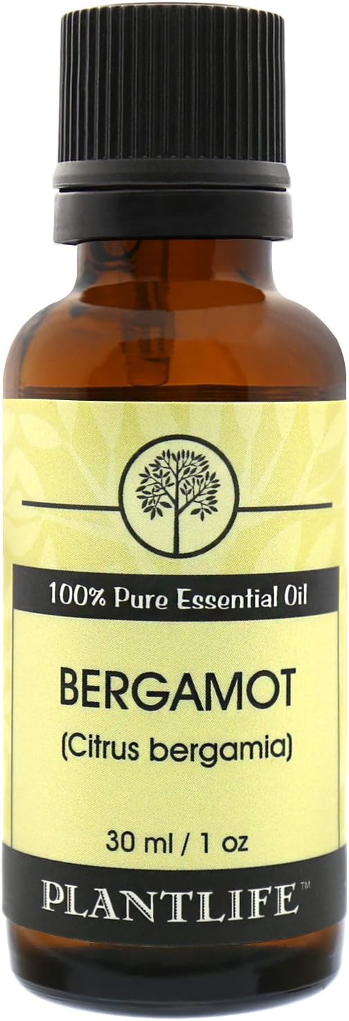 Plantlife Bergamot Aromatherapy Essential Oil - Straight from The Plant 100% Pure Therapeutic Grade - No Additives or Fillers - 30 ml