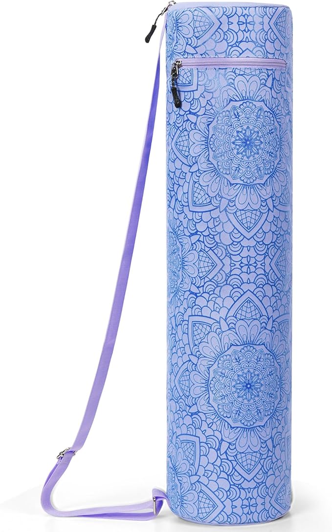 Gonex Yoga Mat Bag, Yoga Mat Carrier Full-Zip Exercise Yoga Mat Carry Bag for Women Men with 2 Multi-Functional Storage Cargo Pockets Extra Wide Adjustable Shoulder Strap
