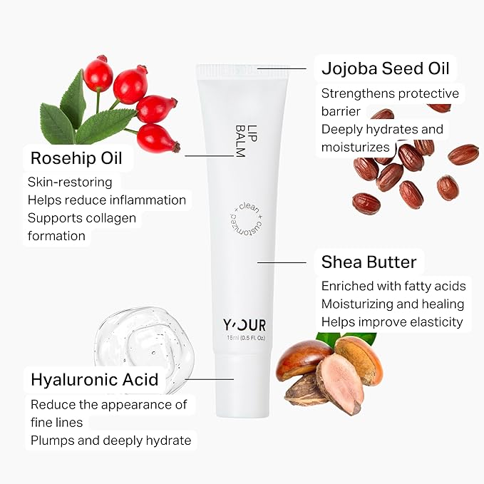 Y'OUR Anti-Aging Skincare Set – 5-Step System with Cleanser, Day Cream, Serum, Night Cream & eye Cream – Targets Wrinkles & Fine Lines – Hydrating, Firming & Non-Comedogenic. Holiday Gift