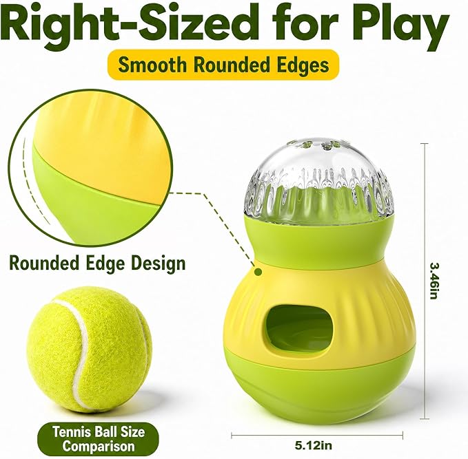 Dog Treat Dispensing Puzzle Toy Puppy Interactive Toys Slow Feeder