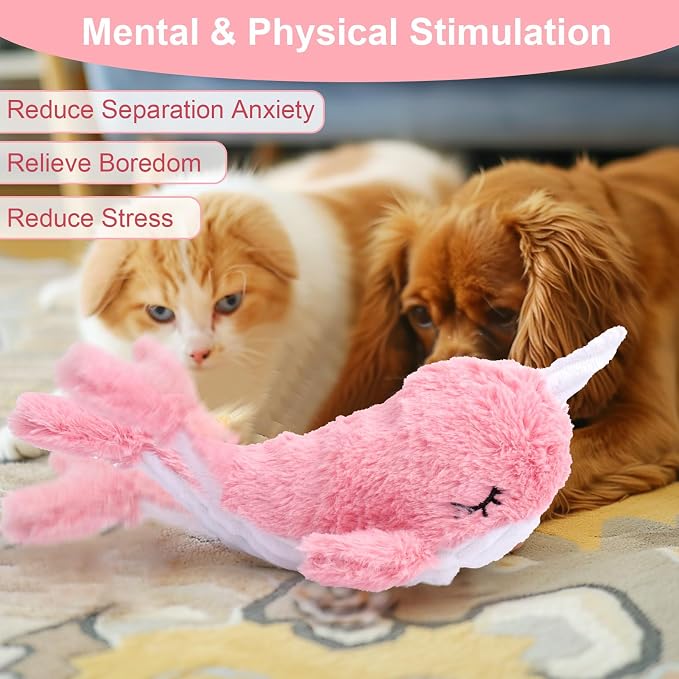 Mity rain Interactive Dog Toys Whale