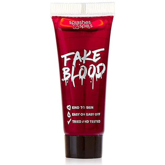Realistic Fake Blood - Face and Body Paint - Pretend Costume and Dress Up Makeup by Splashes & Spills - New & Improved Formula! (30ml)