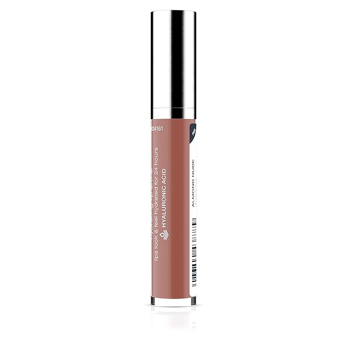 Neutrogena Hydro Boost Moisturizing Lip Gloss,Hydrating Non-Stick and Non-Drying Luminous Tinted Lip Shine with Hyaluronic Acid to Soften and Condition Lips,27 Almond Nude Color,0.10 oz,(Pack of 2)