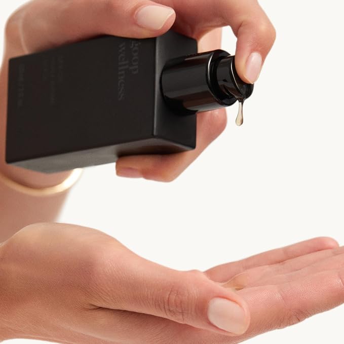 goop Wellness Sex Oil | Mess Free for Couples Massage or Self Care | Squalane, Saffron Extract, & Goji Berry | Cinnamon, Clove, & Ginger Root Scented | Jelly Texture | Silicone Free | 2 fl oz