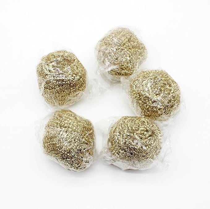 Soldering Iron Tip Cleaner, Solder Tip Cleaning Brass Wire for Soldering Station (6pcs)