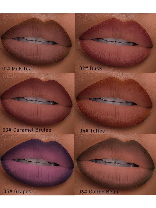 2-in-1 Gradient Lip Liner and Lipstick Lip Combo Set - Achieve Flawless Contour and Gradual Ombre Effect with Easy-to-Use Crayon Form and Cone Tip (03# Caramel brulee, 1 Count (Pack of 1))