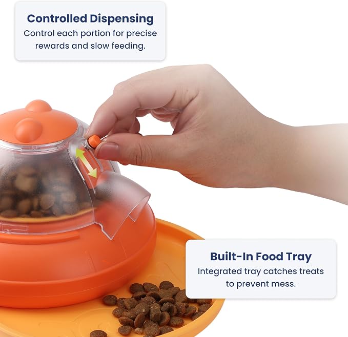 PawsPik Wireless Remote Interactive Dog Feeder, Medium
