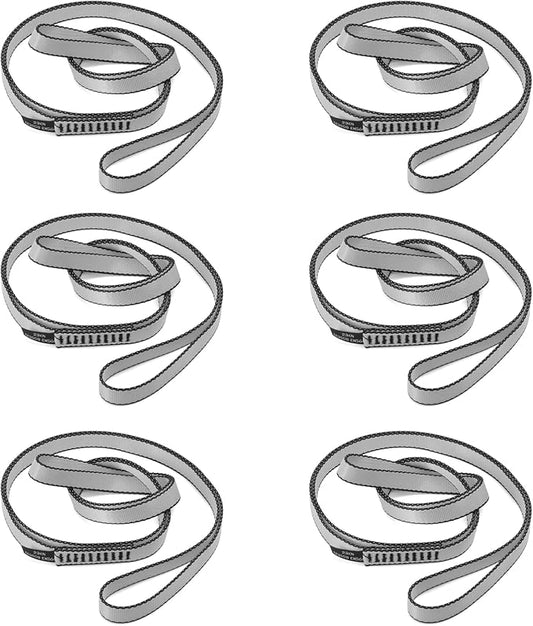 18MM Nylon Climbing Sling Runner 23KN CE2008/EN566 Strong Webbing Straps for Rock Climbing,Mountaineering, Rappelling, Swing, Yoga Hammock etc