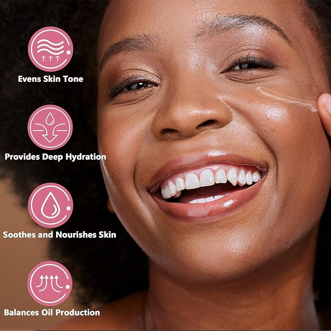 Skincare 5% Niacinamide Face Serum with 5% Damascus Rose Water Deep Hydration, Soothes Skin, Enhances Elasticity (3 Pack 15g)