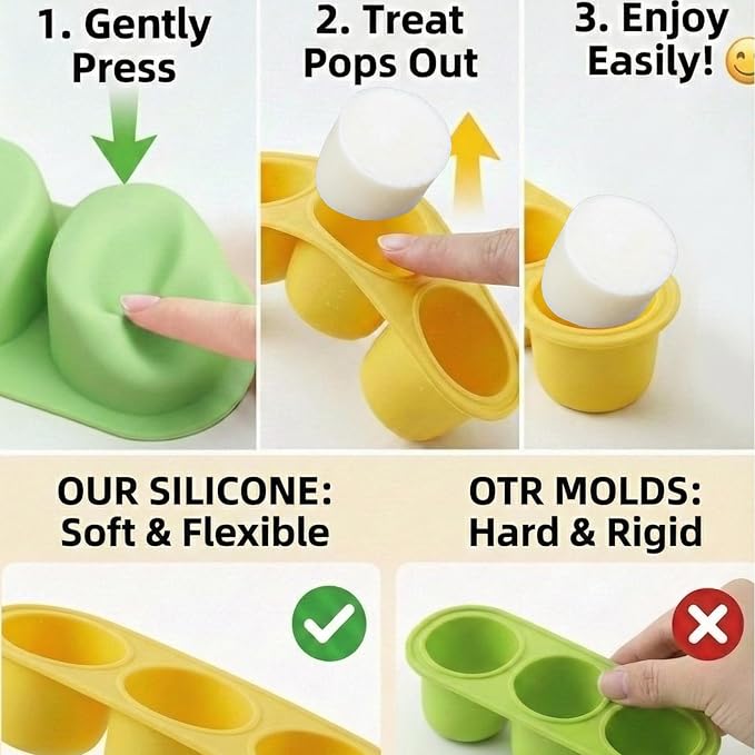 2 Pack Dog Toys for Aggressive Chewers Orange & Green