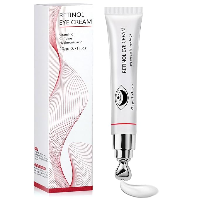 Instant Reduction of Eye Bags-Retinol Eye Cream Dark circles,Relieves Dark Circles And Puffiness, Youth Eye Cream: Smooth Wrinkles,Hydrating, Tightens The Delicate Skin Under The Eyes 0.7 OZ -U