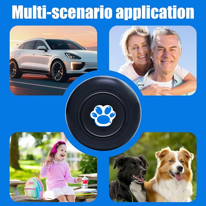 GPS Tracker for Vehicles Cars Motorcycles No Subscription-TG22 | No Monthly Fee,Real-Time Location Tracking Device, Magnetic Mini GPS Tracker for Car Pets Dogs Elderly and Valuables