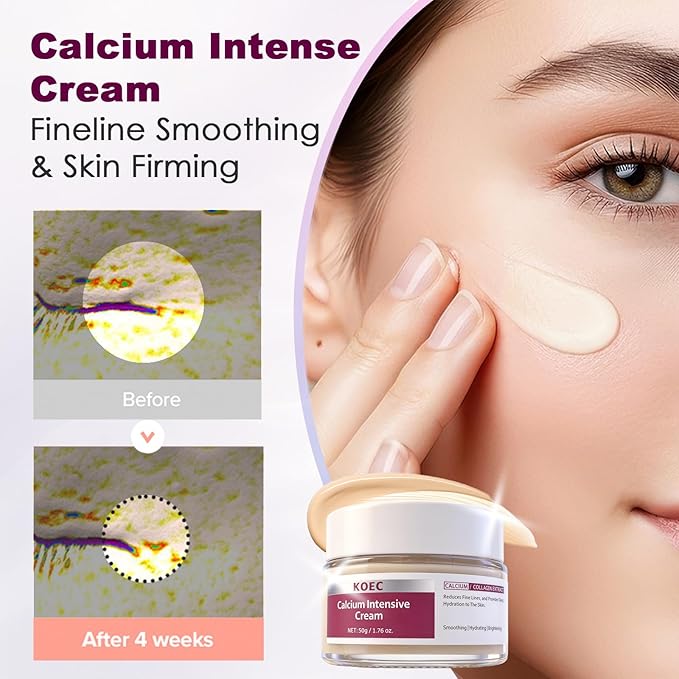 Calcium Daily Skincare Set, Calcium Volume Multi Balm Stick + Eye patch 60ea + Calcium Cream, Firming-Looking Skin & Under-eye hollow plumping, Targets Wrinkles, Fine lines Dark Circles & Puffiness