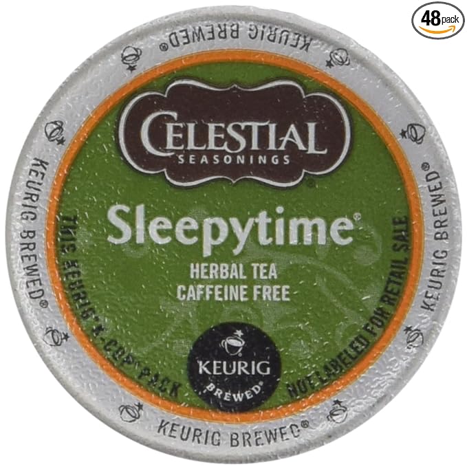 Celestial Seasonings Sleepytime Herbal Tea K Cup 48 Count Case for Keurig Brewers