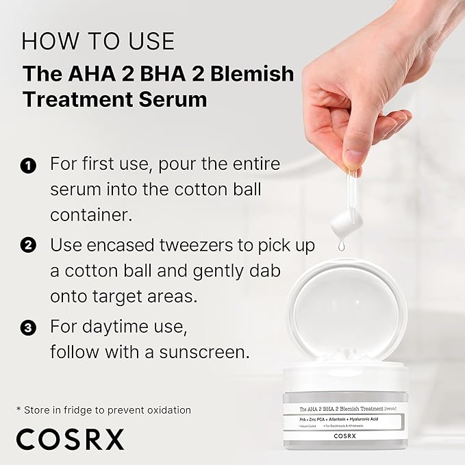 COSRX No Spot Left Behind Set - AHA 2% BHA 2% Blemish Treatment Serum + 2% Alpha Arbutin Discoloration Care Face Serum