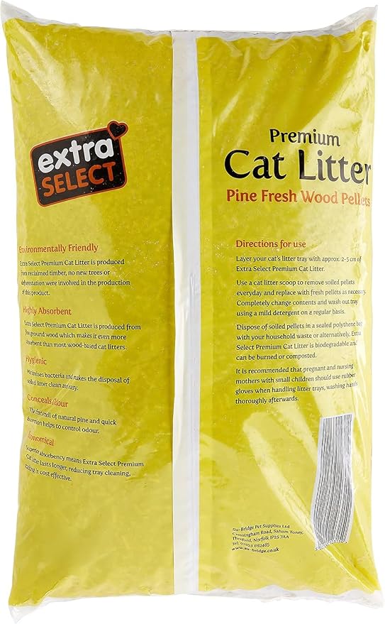 Extra Select Premium Wood Based Cat Litter, 15 L