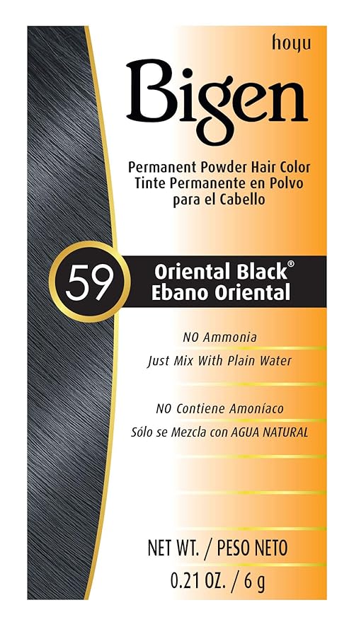 #59 Oriental Black Bigen Permanent Powder - 3 Pack