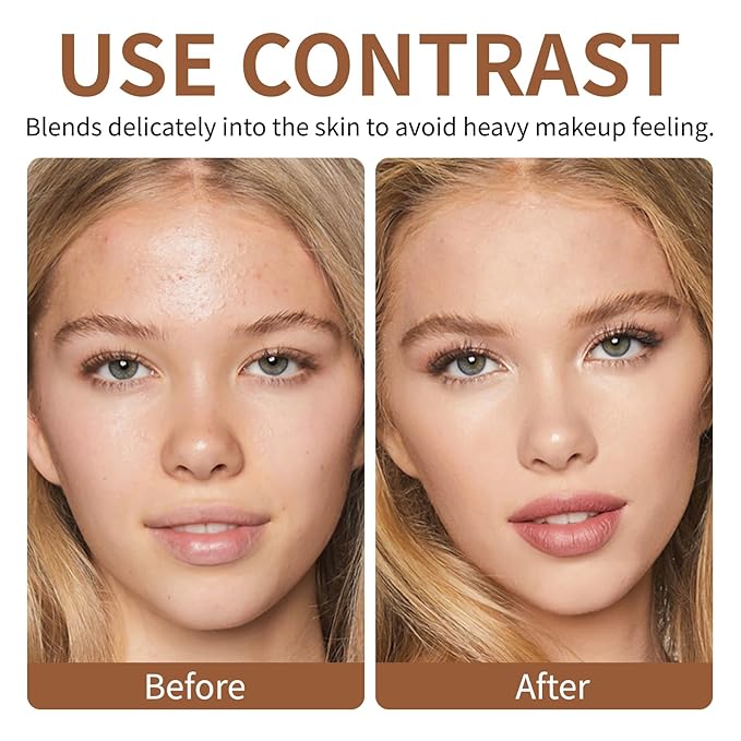 Tinted Solid Serum Foundation Stick – Skin Color | Lightweight Buildable Coverage, Natural Finish, 20g Travel-Friendly Makeup Stick for All Skin Types (Skin Color Shade)