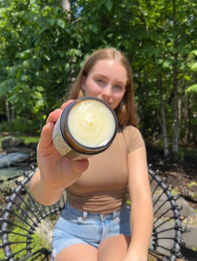 Natural Nourishing Tallow Balm for Skin Care - Handcrafted for Dry Skin - Organic Grassfed Beef Tallow - Perfect for Sensitive Skins - Hydrating & Healing (Luxury)