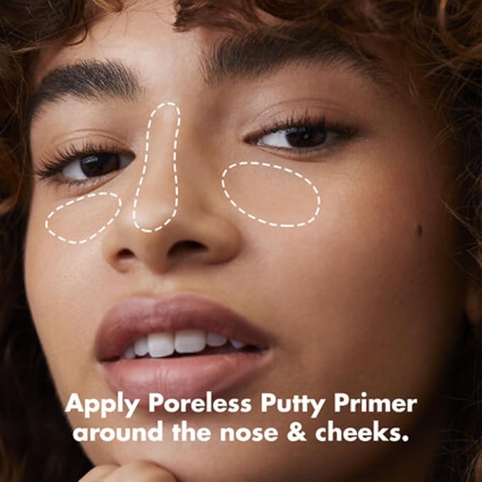 e.l.f. Poreless Face Primer, Skin-Perfecting & Lightweight, Long Lasting, Smooths & Preps to Create Flawless Base, Infused with Tea Tree and Vitamins A & E, 0.74 oz (21g)