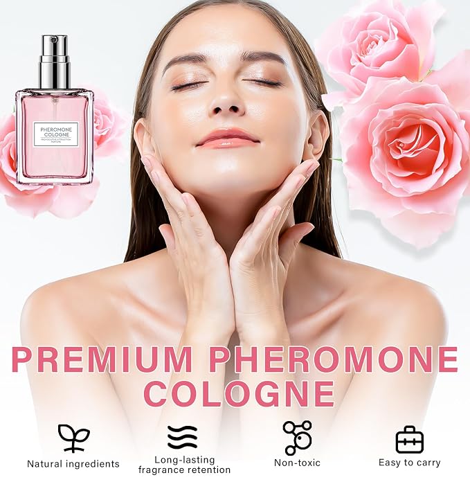 Pheromone Perfume for Woman, Long Lasting Perfumes for Women, Elegant Floral Notes, 12H Advanced Scent Release Formula, Travel-Size Womens Perfume for Romantic Date & Daily Wear, 20ml