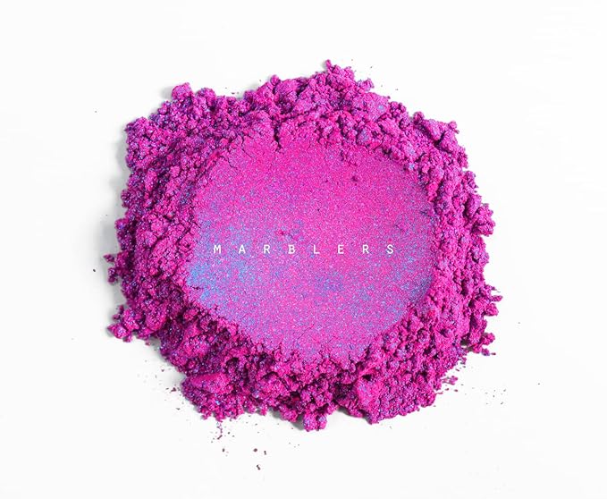 MARBLERS Chunky Natural Mica Powder [Candy Pearl] 0.11oz (3g) | Highly Pigmented | Non-Toxic, Vegan, Cruelty-Free | Eyeshadow, Body Butter, Nail Polish, Nail Art | Party, Body, Face Makeup