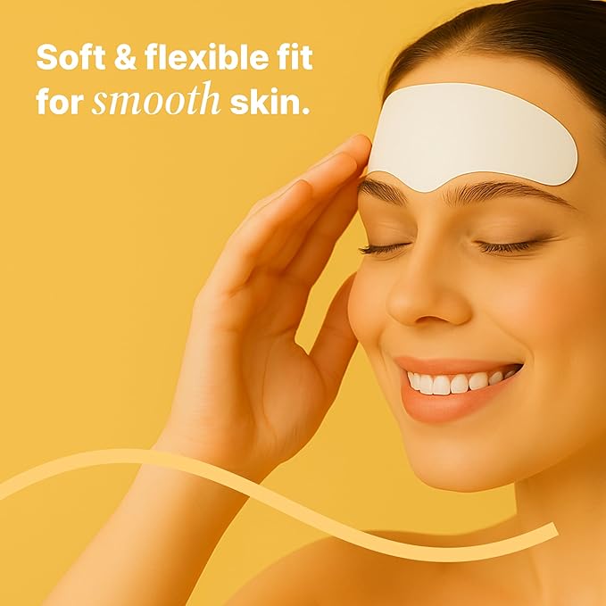 Bayside Forehead Wrinkle Patches – 20 Anti-Aging Forehead Pads with Vitamin C, Hyaluronic Acid, Collagen, Snail Mucin & Retinol – Reduce the Appearance of Forehead Lines