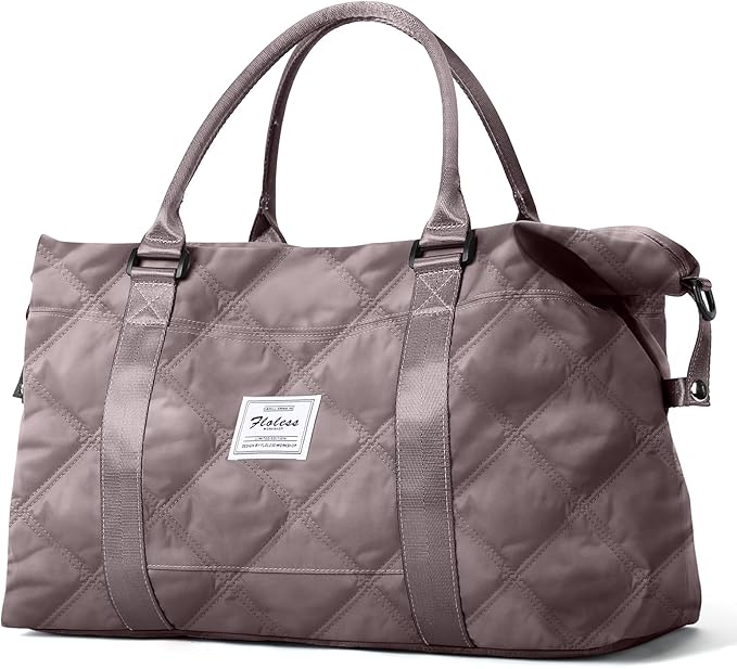 Travel Duffel Bag, Carry On Overnight Weekender Bags for Women | Travel Bag with Wet Pocket & Trolley Sleeve, For Spirit Airlines 18x14x8 Personal Item Bag
