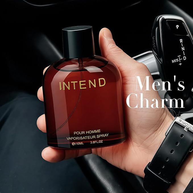 AFLUXE Intend Cologne for Men | Aromatic Woody,Fresh Aquatic,Lavender&Tobacco Scent | Eau de Parfume 100ml Spray | Day to Night Long-Lasting Fragrance