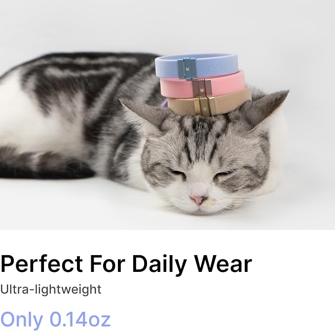 Safety Cat Collar - U.S. IDA Gold Awarding Design, Stretch Elastic Quick Release, Non Breakaway - Light Weight for Kitten, Neck Fit 5.9'-11.8' for All Small Large Cat,S(Blurple)