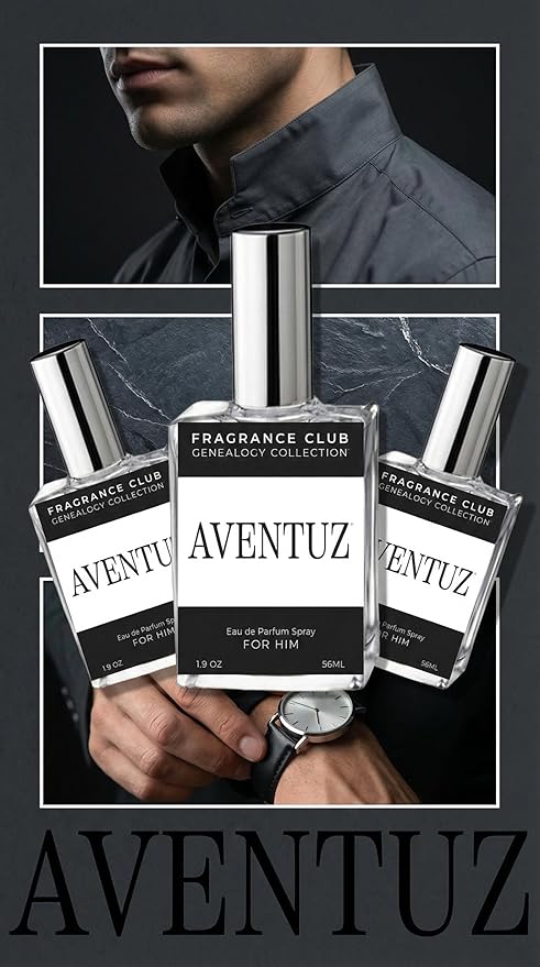 Aventuz Eau de Parfum for Men – Long Lasting Woody Citrus Cologne – Bold Fresh Masculine Scent – Luxury Inspired Fragrance – 1.9 oz